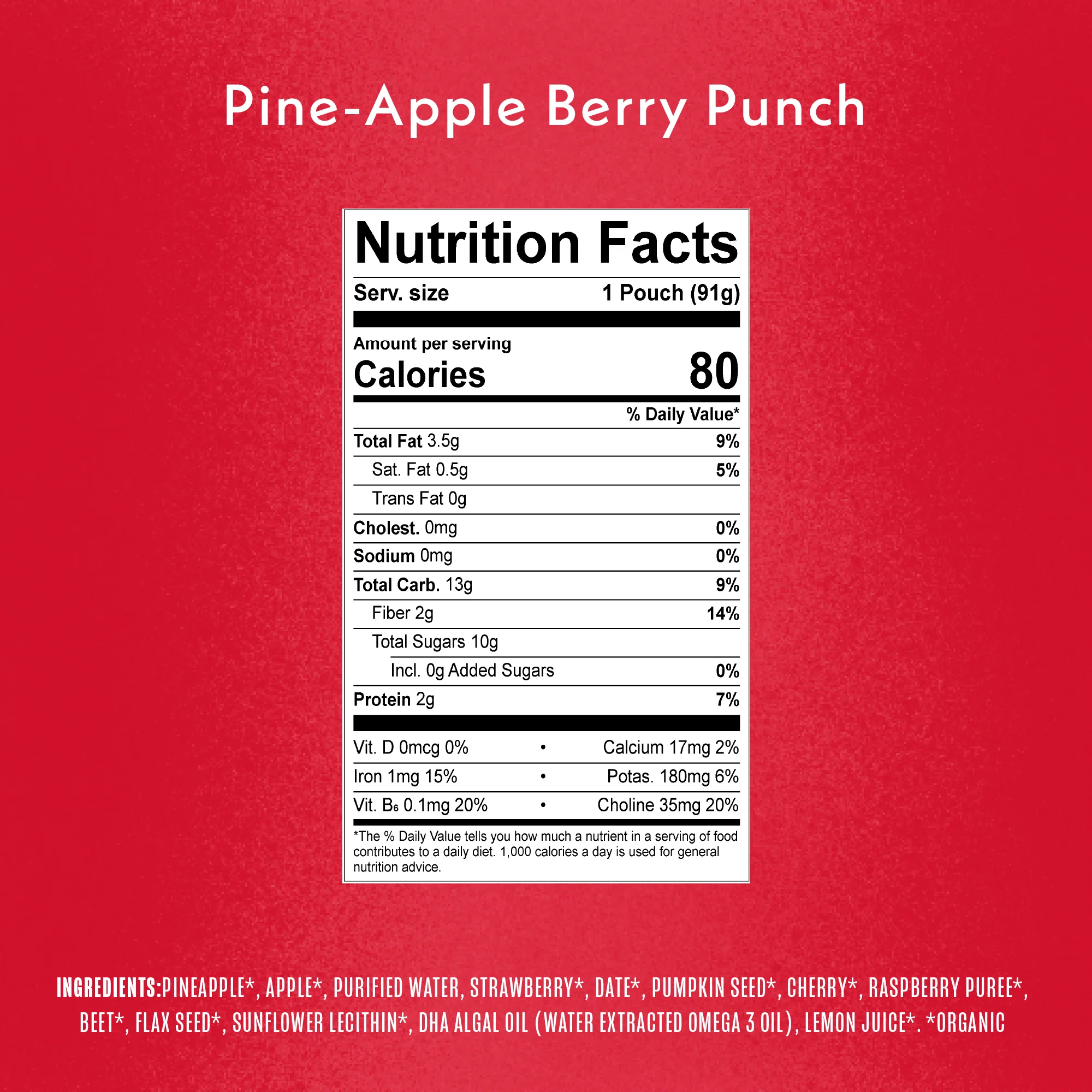 Pine-Apple Berry Punch Smart Blend - Image 3