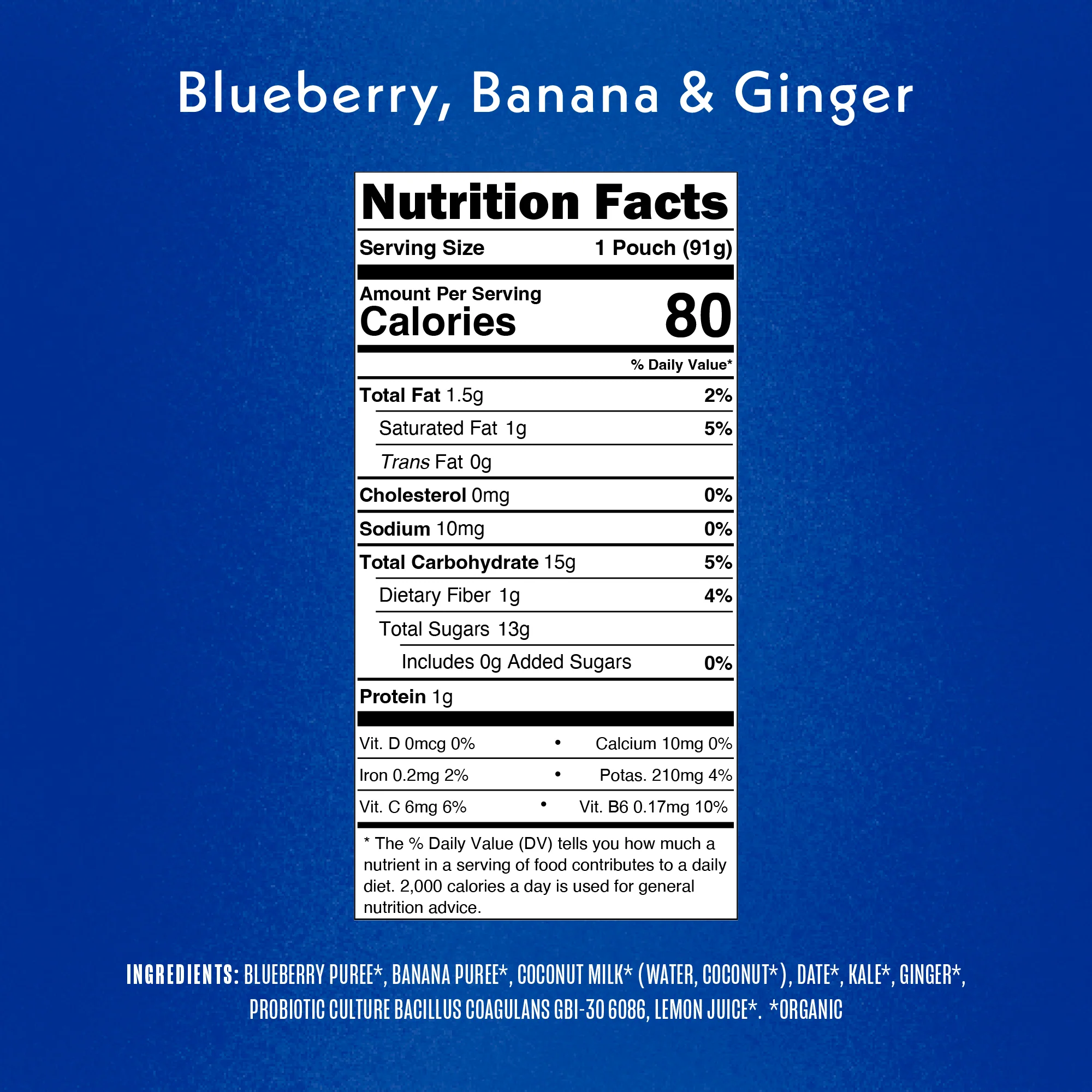 Blueberry, Banana & Ginger Immunity Blend - Image 3