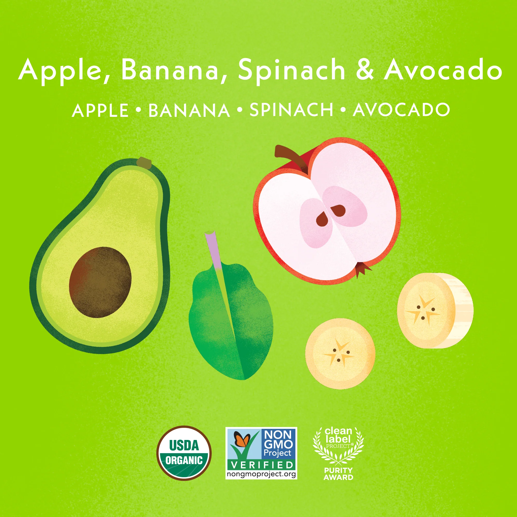 Apple, Banana, Spinach & Avocado - Image 4