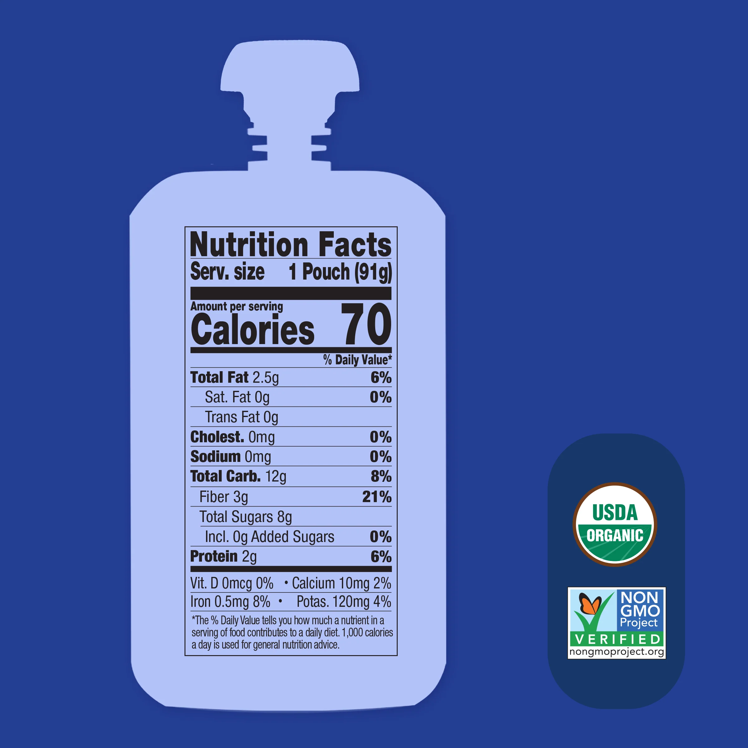 Apple-Berry Avocado Oat Milk Smoothie - Image 4