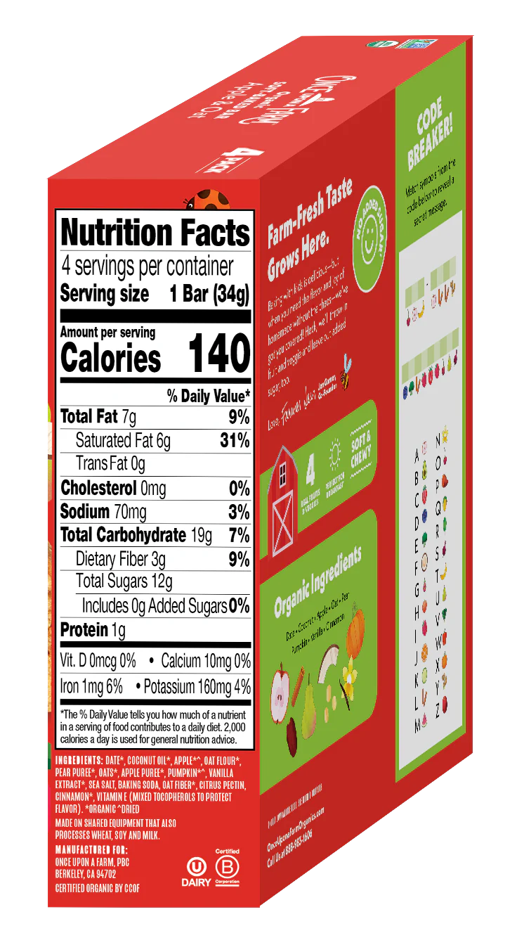 Apple & Oat Soft Baked Bar, 8 boxes - Image 3