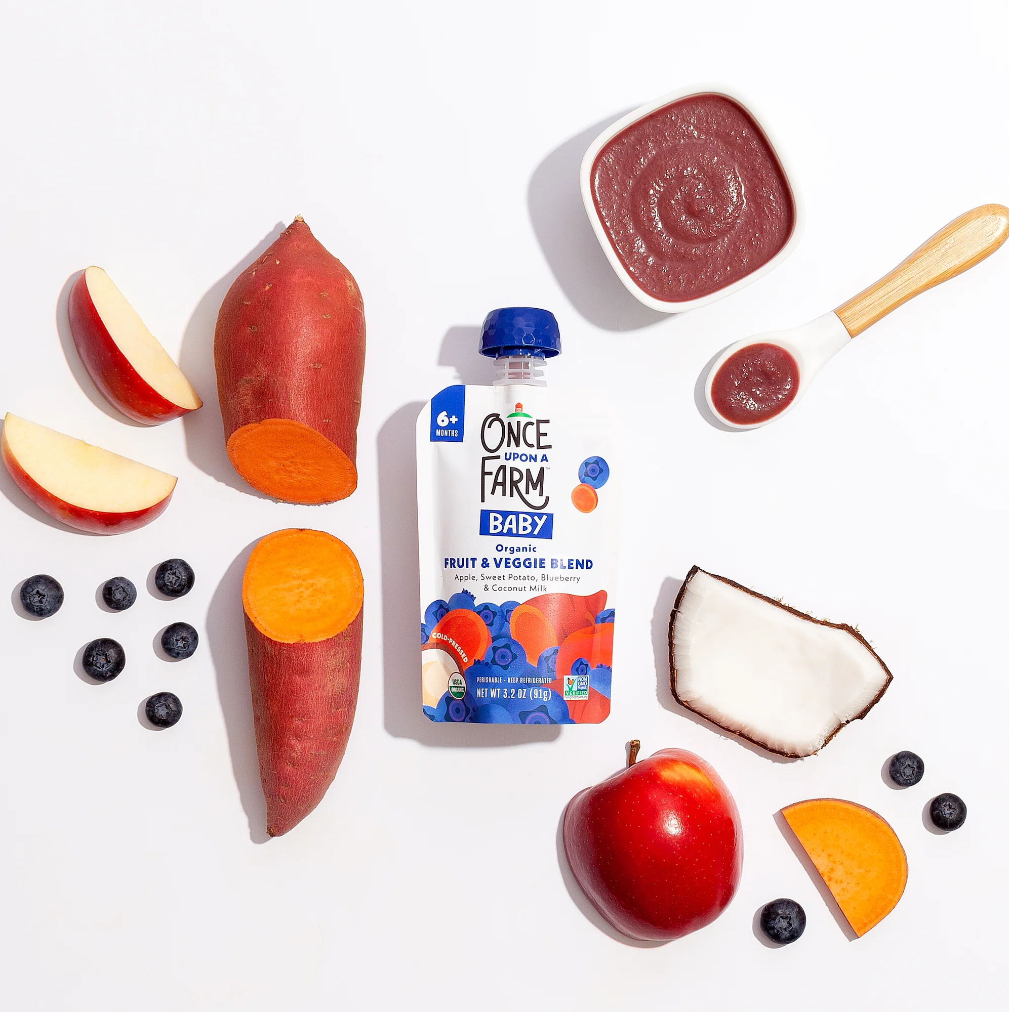 Apple, Sweet Potato, Blueberry & Coconut Milk - Image 5