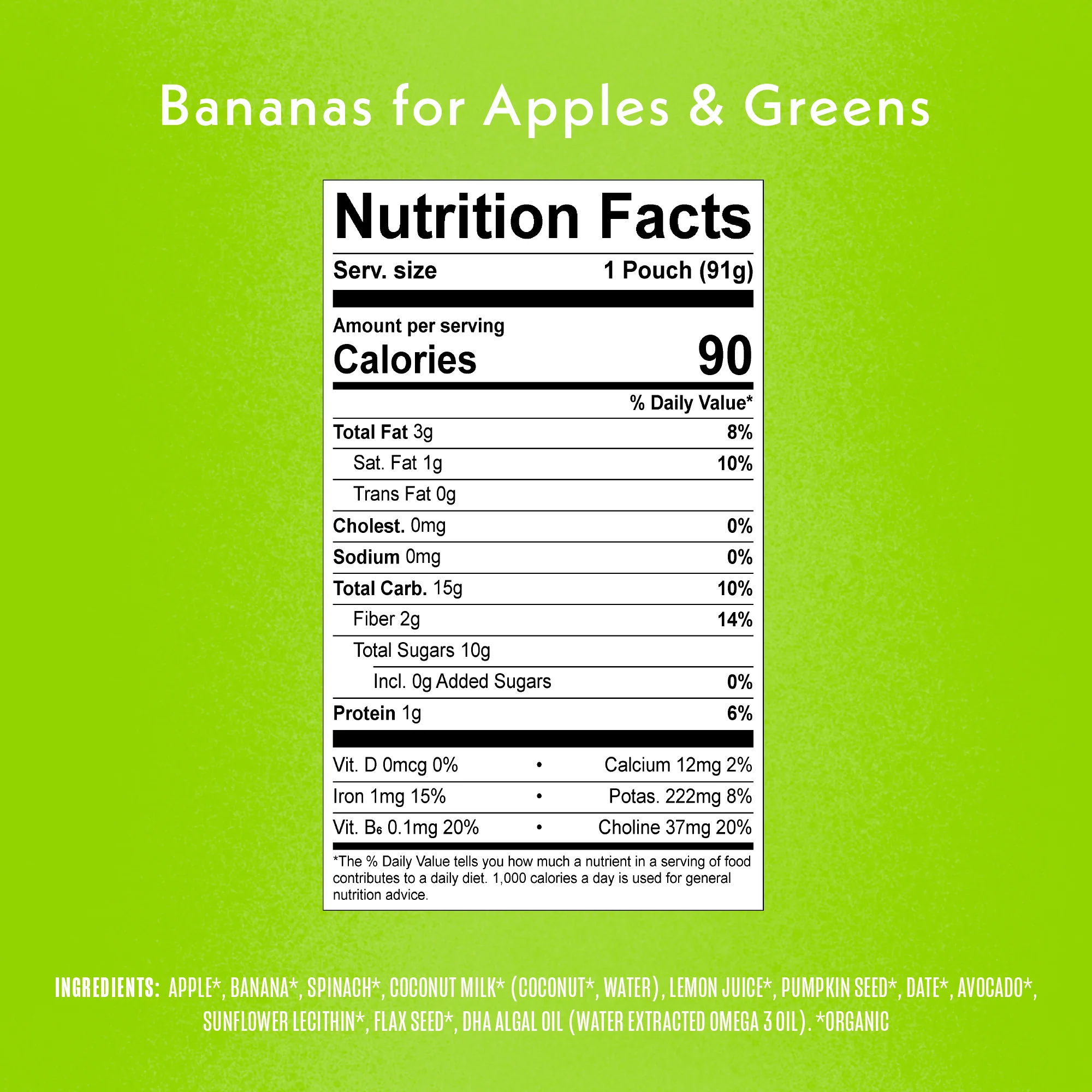 Bananas for Apples & Greens Smart Blend - Image 3
