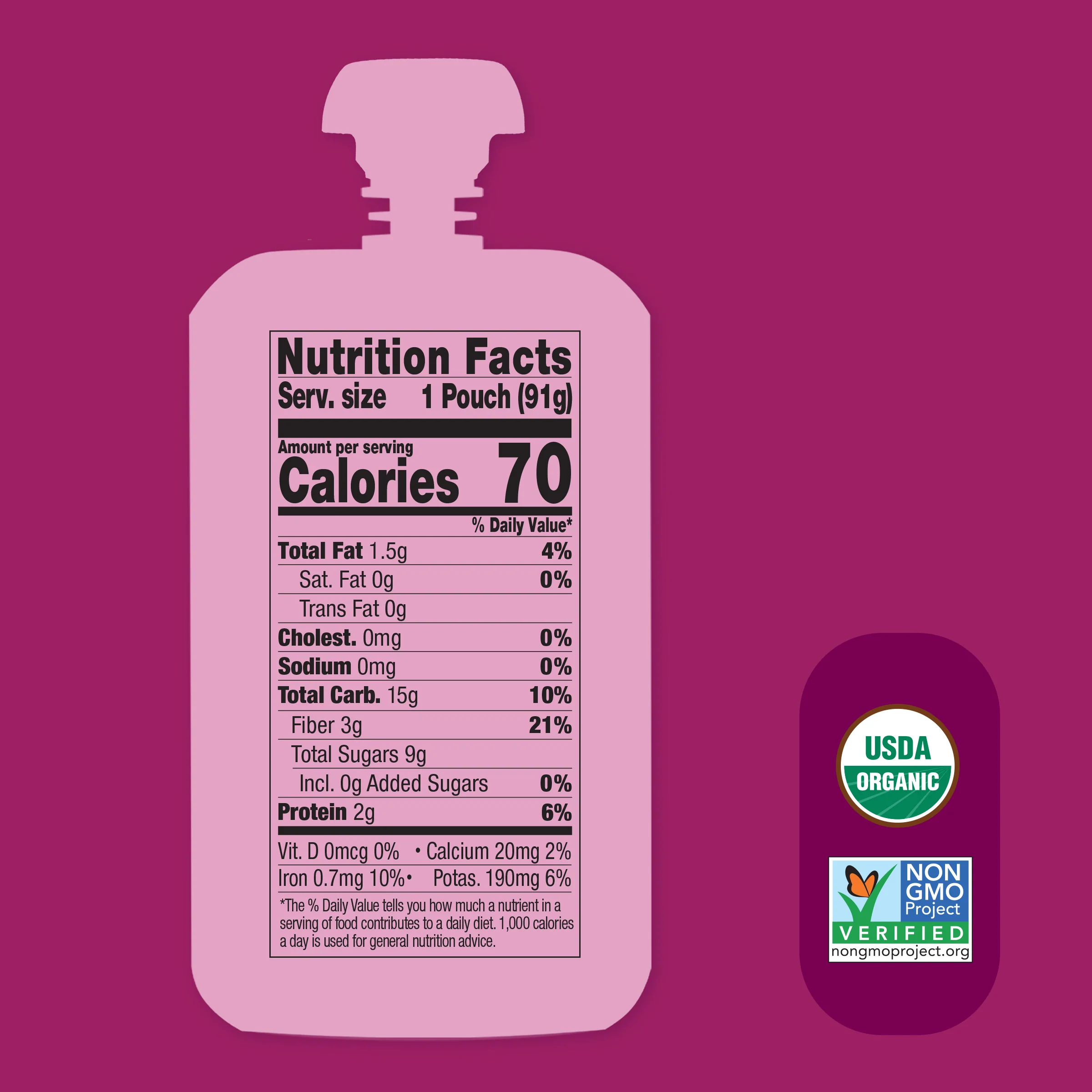 Bananas For Berries Oat Milk Smoothie - Image 4