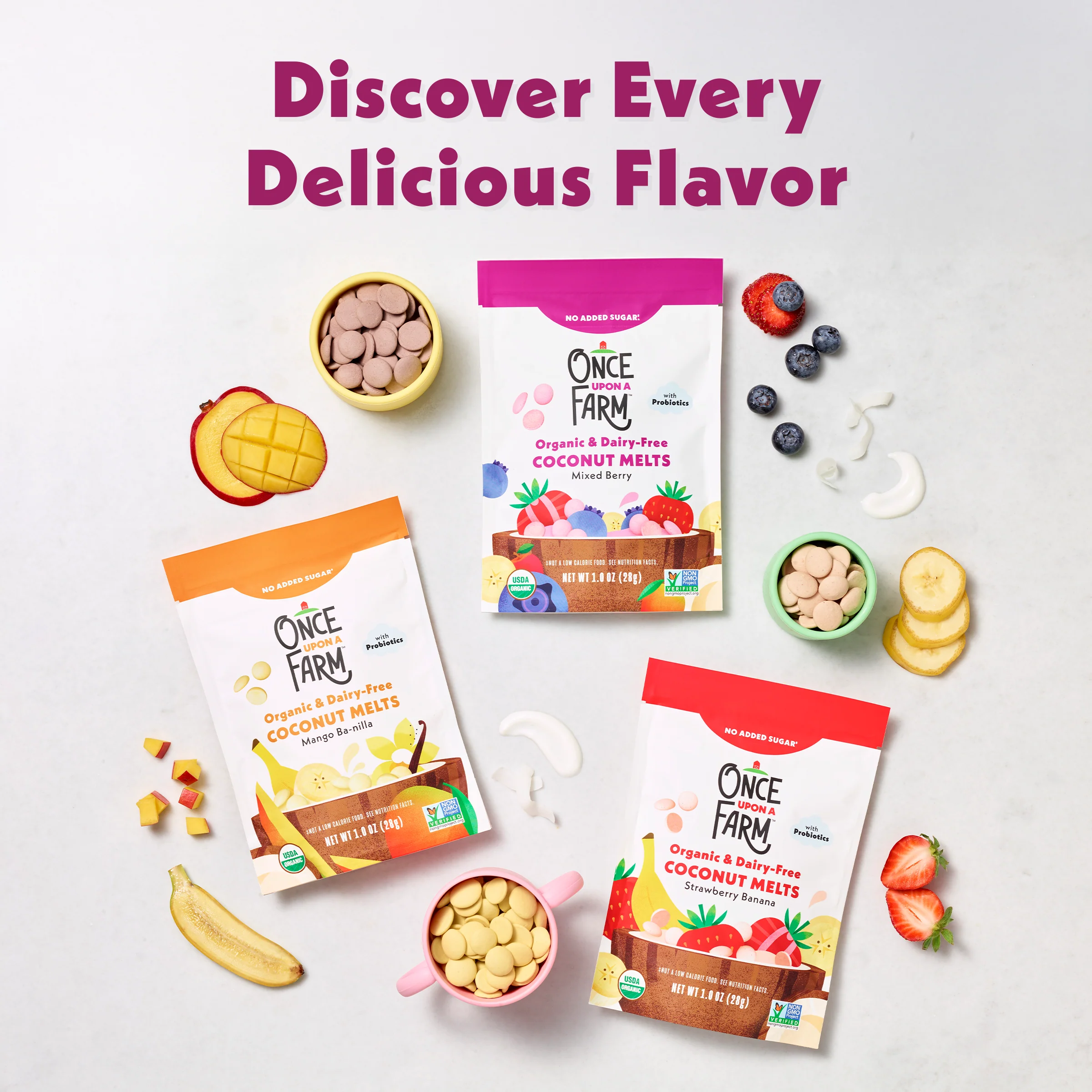 Mixed Berry Coconut Melts, 8ct - Image 5