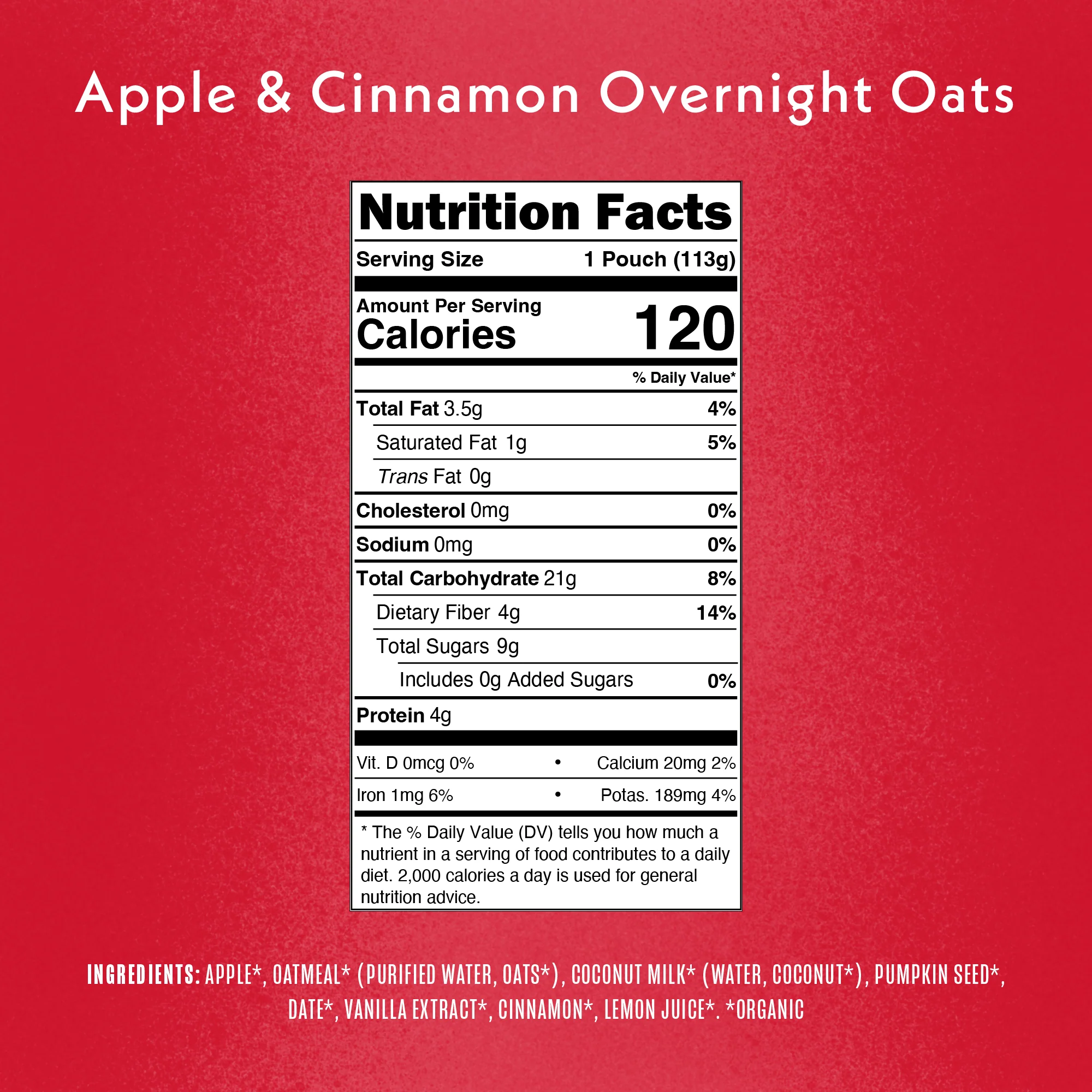 Apple & Cinnamon Overnight Oats - Image 3