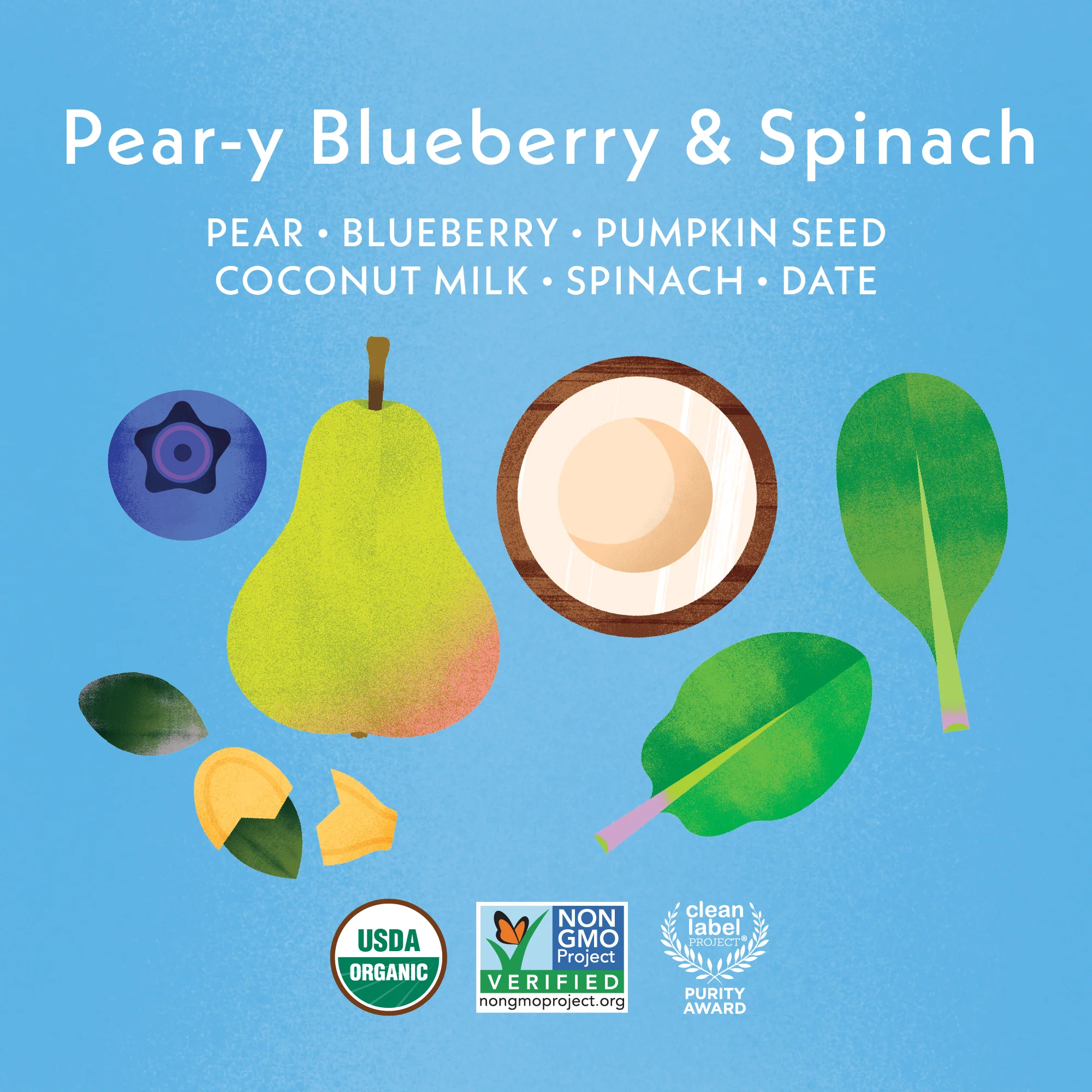 Pear-y Blueberry & Spinach Smart Blend - Image 3